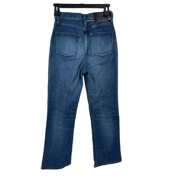 Moussy Vintage Jeans Emma Cropped flare blue size 24 - Picture 4 of 7